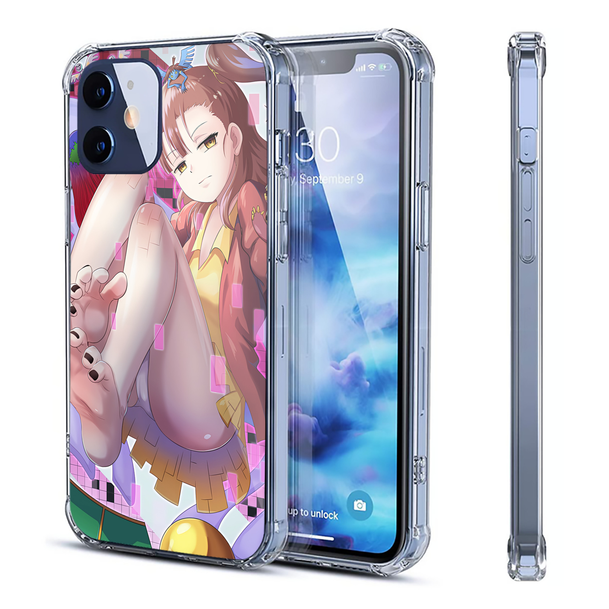 （画像用） Digimon デジタルモンスター/デジモン 【iPhone 12シリーズ対応】透明スマホケース（クリアソフトケース）
